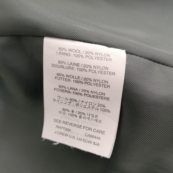 J. Crew Melton Wool Hooded Bib Coat Jacket - Picture 6 of 9